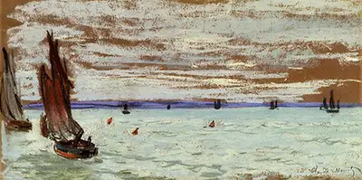 At Sea Claude Monet